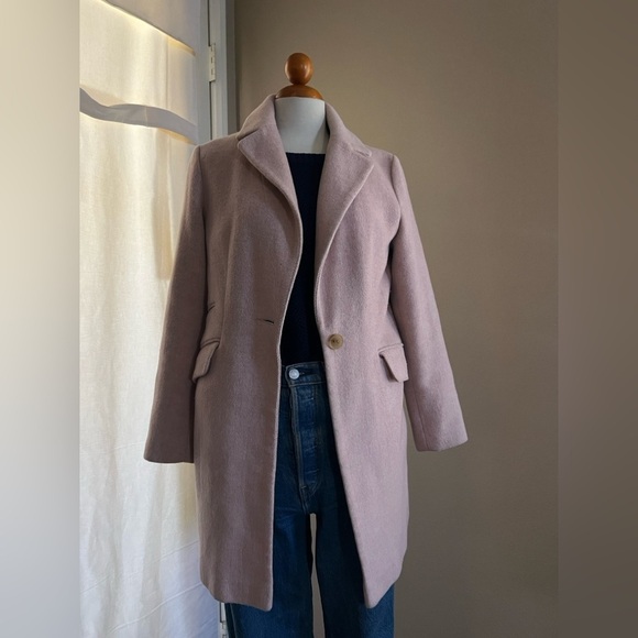 Topshop Blush Pink Coat - Picture 5 of 9